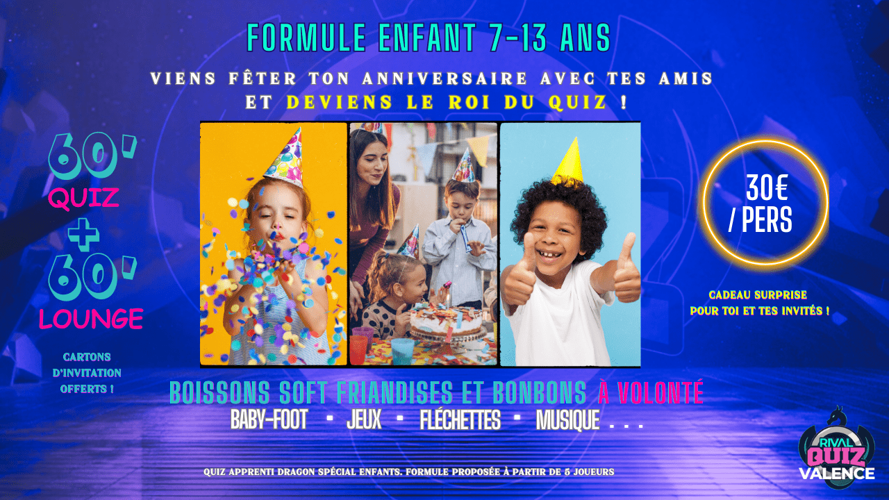 formule enfant 2h